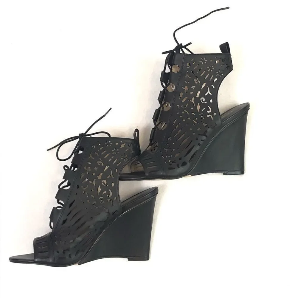 Artelier Nicole Miller Bradley Wedge Black…